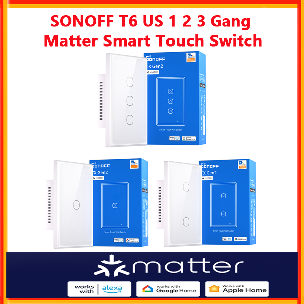 Smart Home Group - Sonoff TX Gen2 T6 120 Type