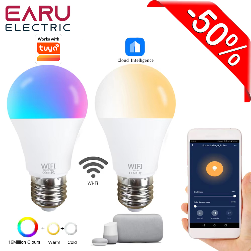 15W High Power Tuya WiFi Smart - Smart Bulb recension och pris
