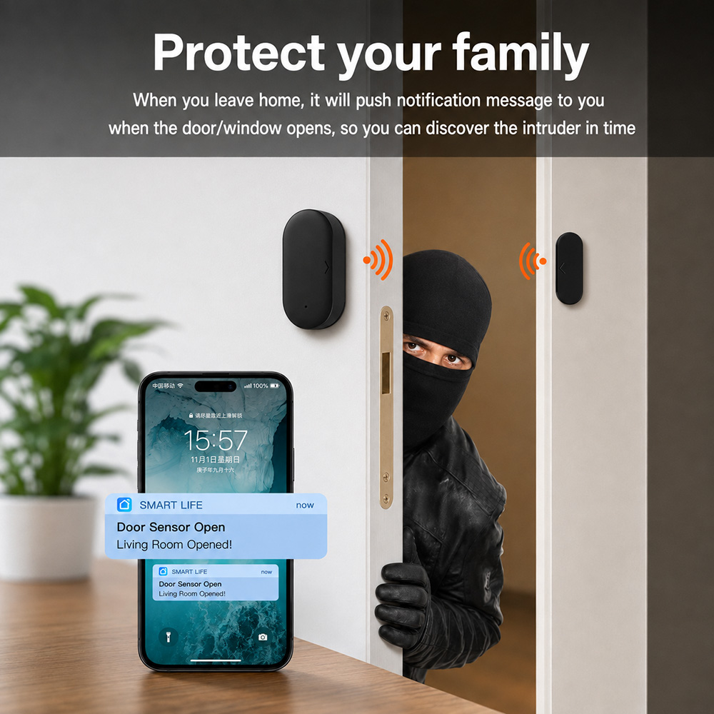Tuya Zigbee 3.0 Mini Door Wind - Smart Home Yandex recension och pris