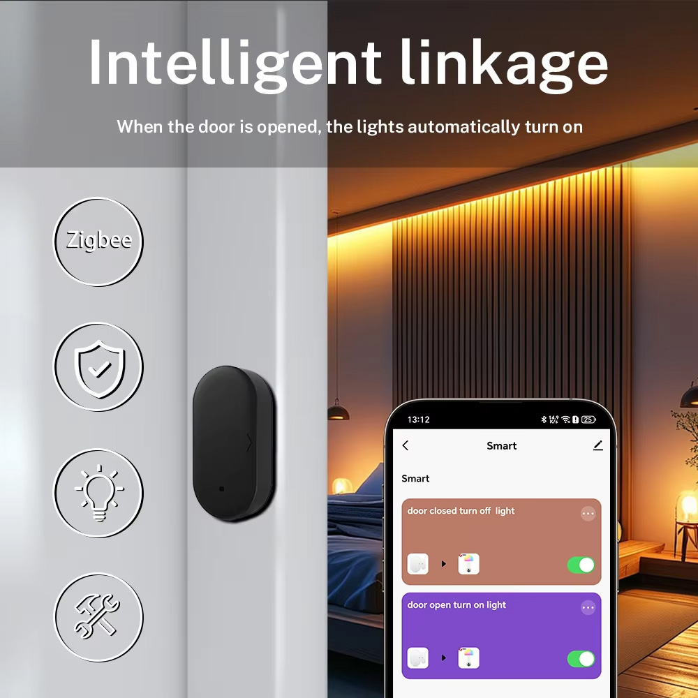 Tuya Zigbee 3.0 Mini Door Wind - Smart Home Yandex recension och pris