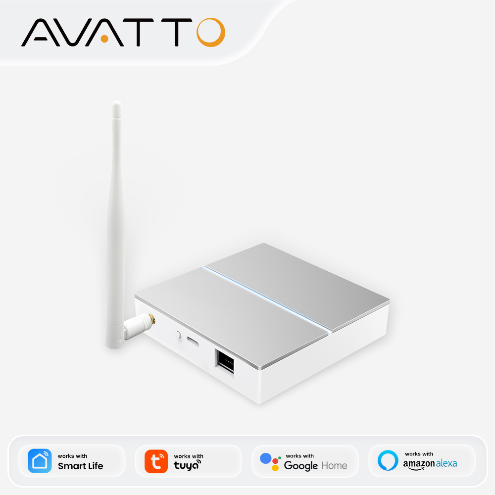 AVATTO Tuya ZigBee Gateway wit - Smart Home Vimar recension och pris