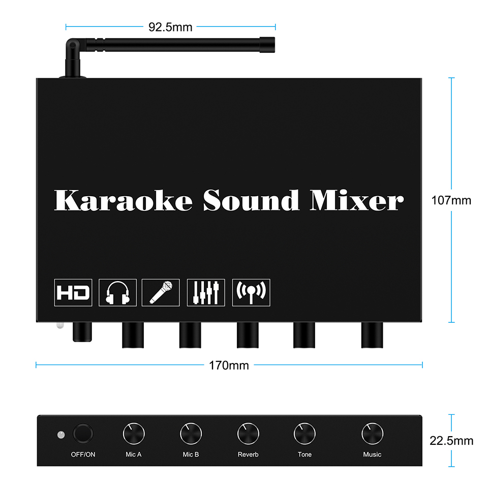 HDMI Karaoke Player Mixer Home - Smart Home Theater recension och pris