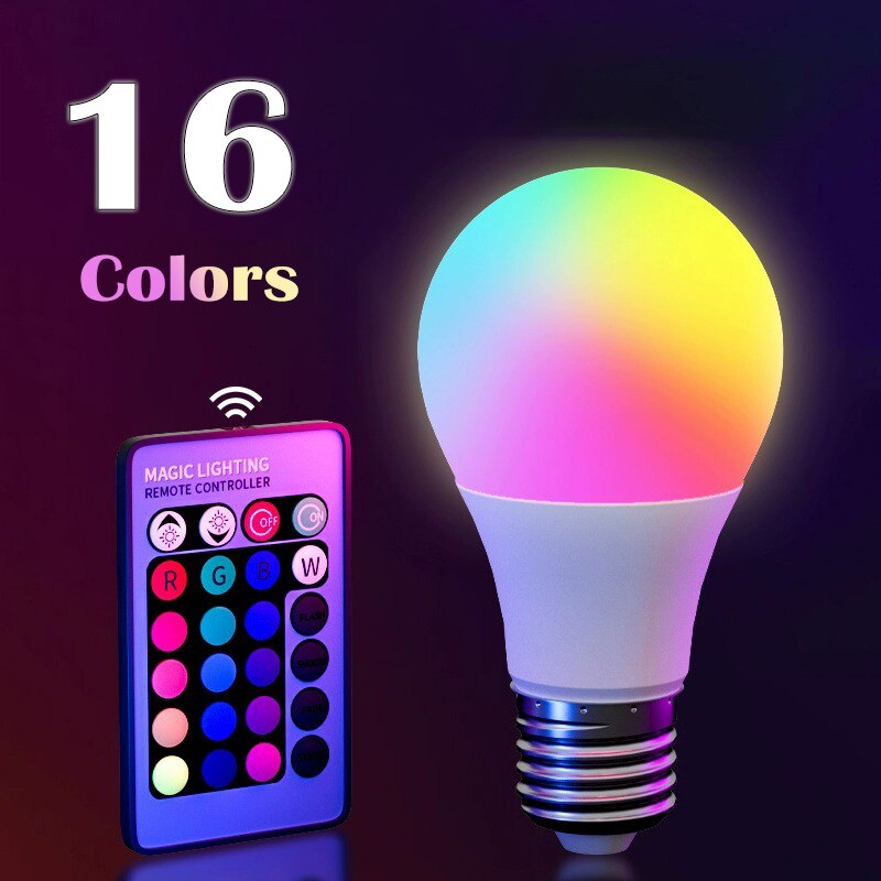 E27 220V 16 Colors RGB Bulb LE - Smart Bulb recension och pris
