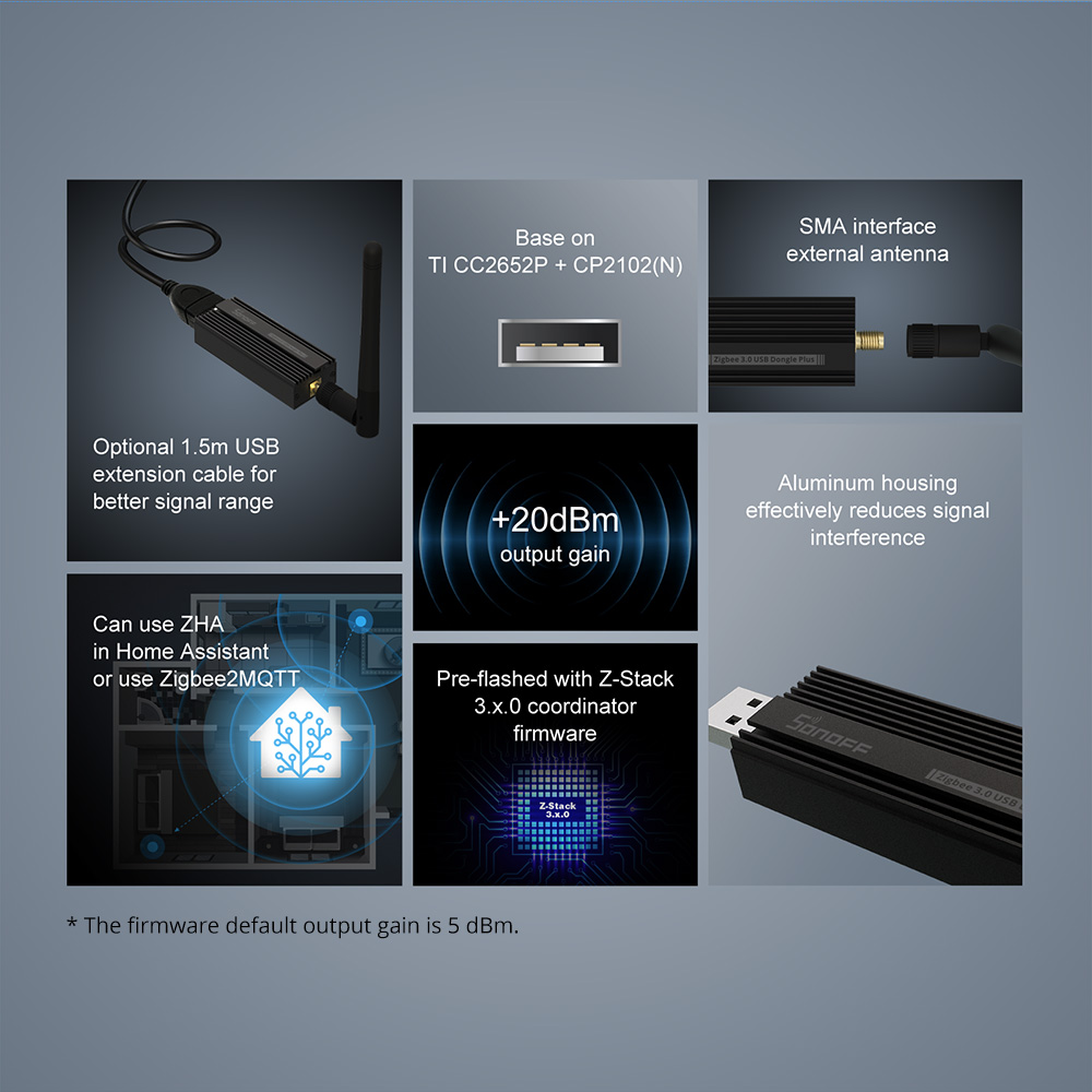 SONOFF zigbee gateway 3.0 ZBDo - Smart Home Vimar recension och pris