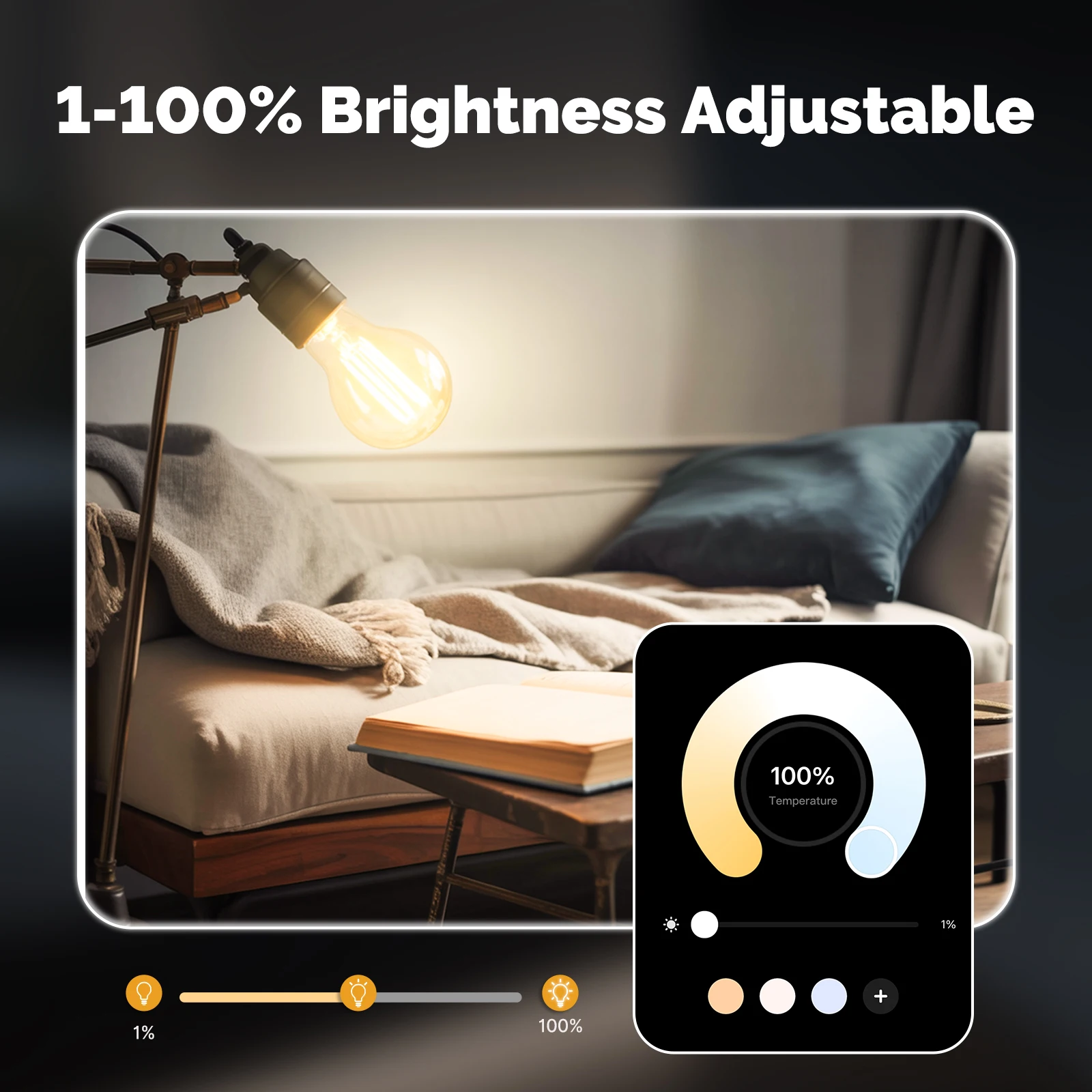 MOES TUYA Matter Smart Filamen - Smart Bulb recension och pris