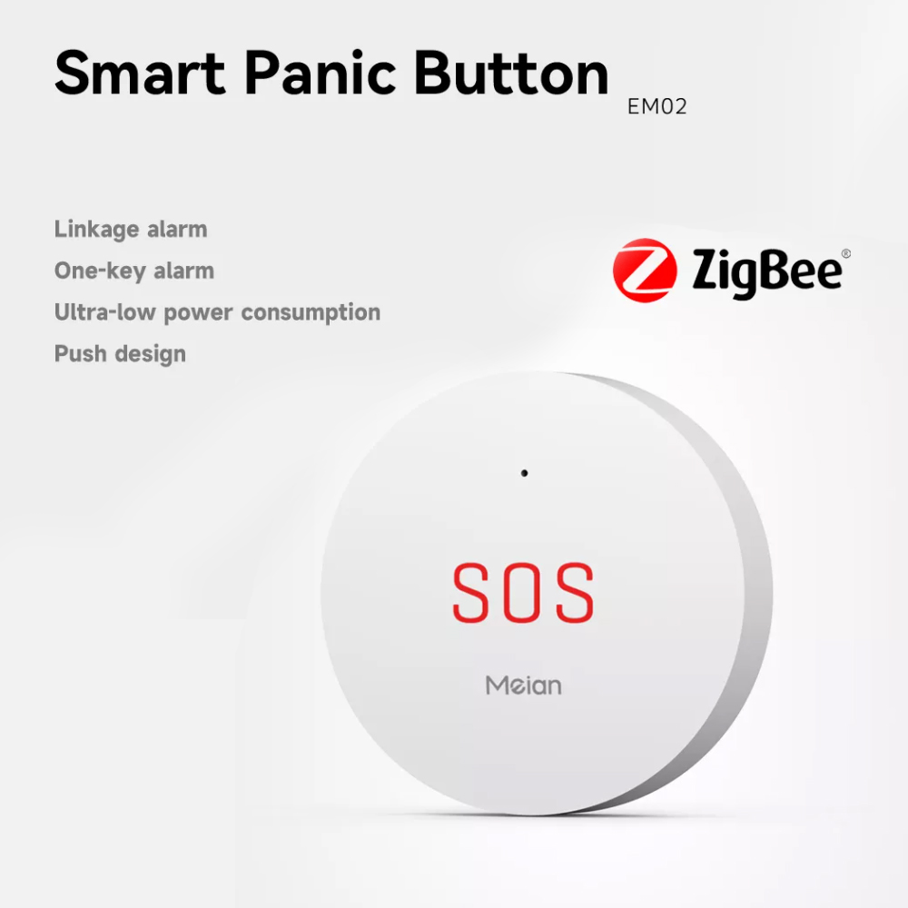 Meian Zigbee Tuya SOS Emergenc - Smart Home Vimar recension och pris