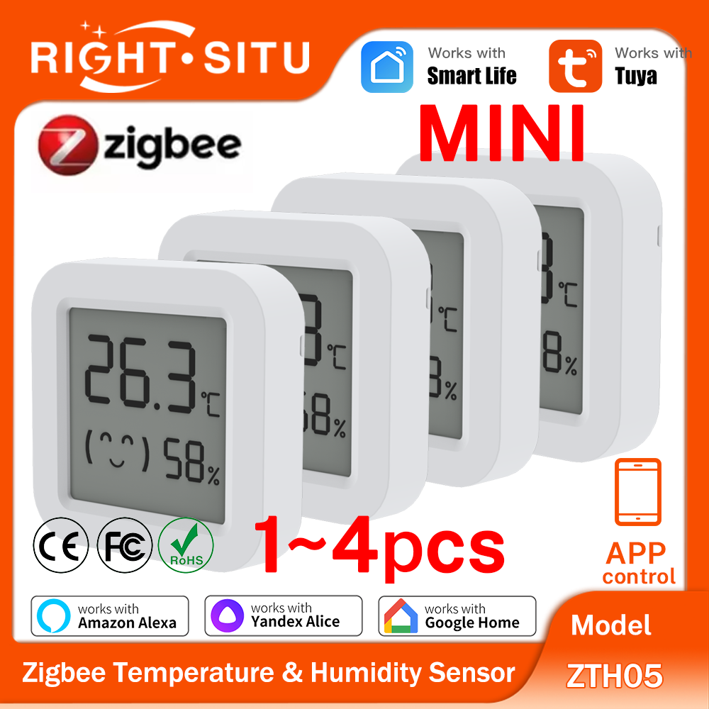 1~4PCS Zigbee 3.0 Temperature  - Smart Home Yandex recension och pris