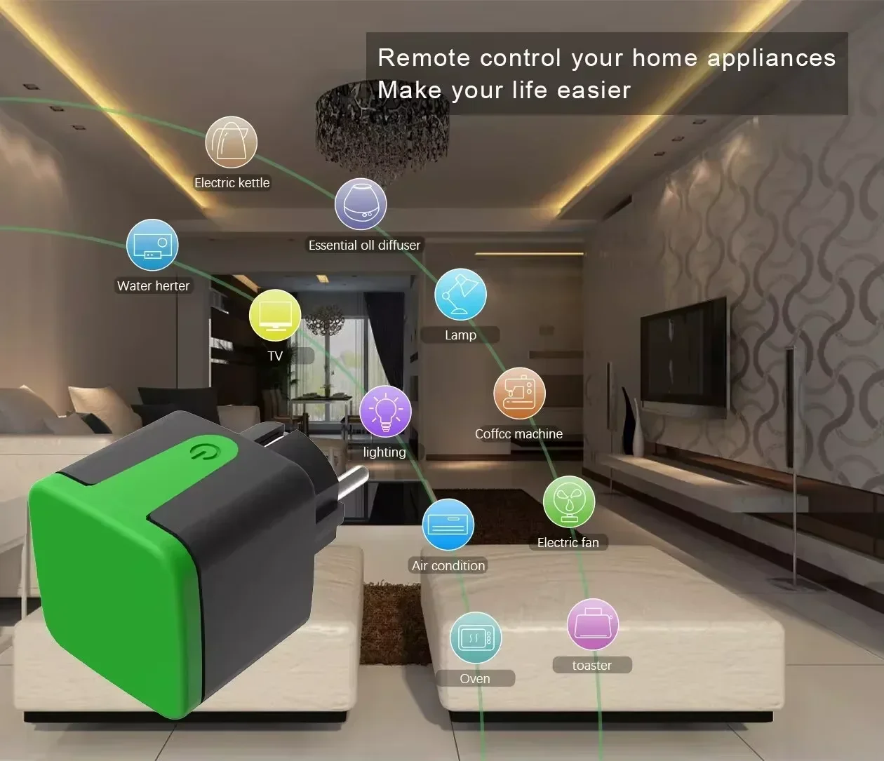 Tuya EU 16A WiFi Smart Waterpr - Smart Home Appliances recension och pris