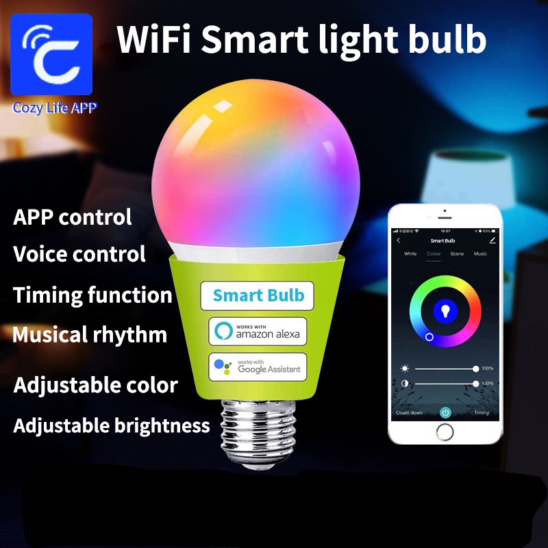 SIXWGH E27 Bulb WiFi 9W Smart  - Smart Bulb recension och pris