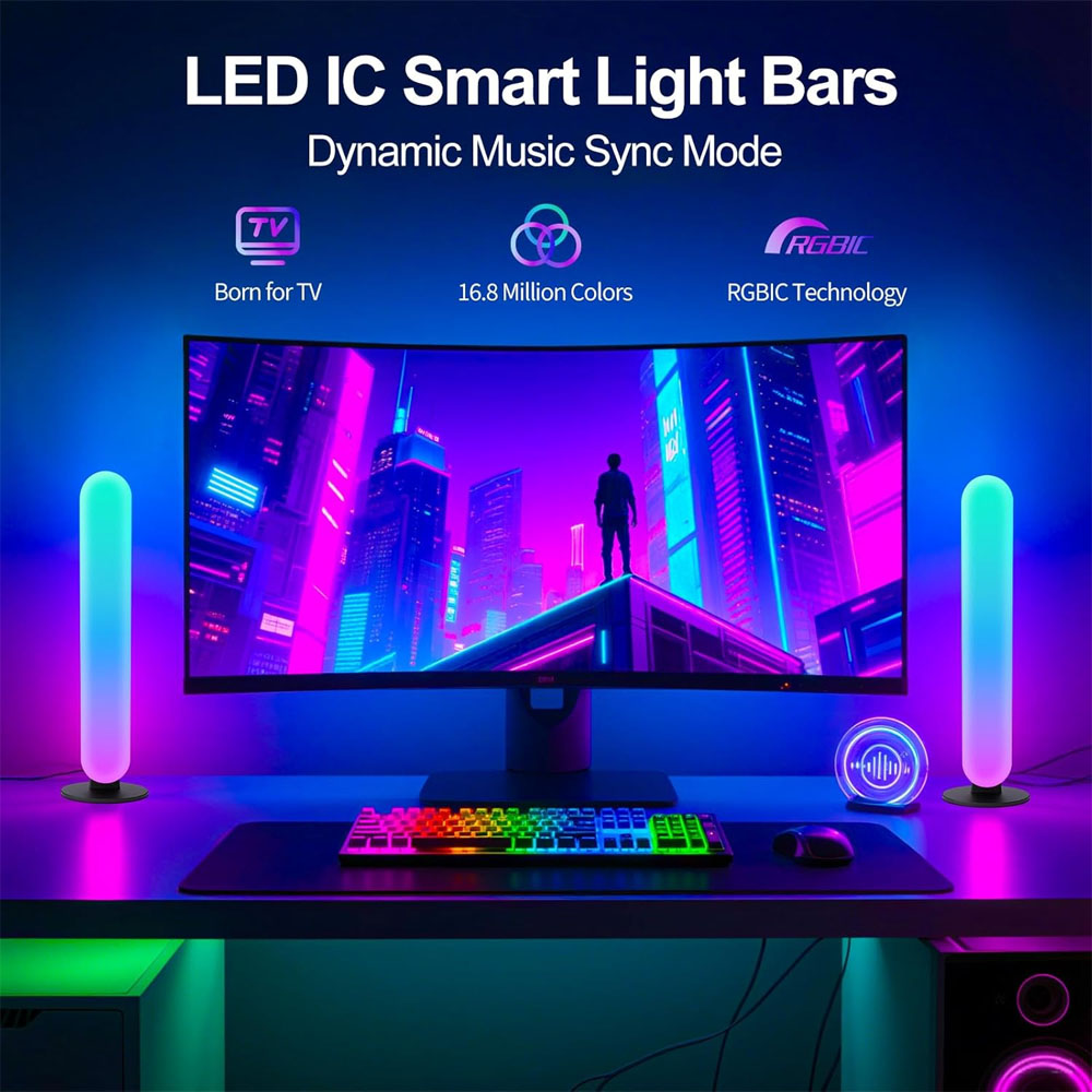 1/2/3Pcs Smart LED Light Bar,1 - Smart Bulb recension och pris