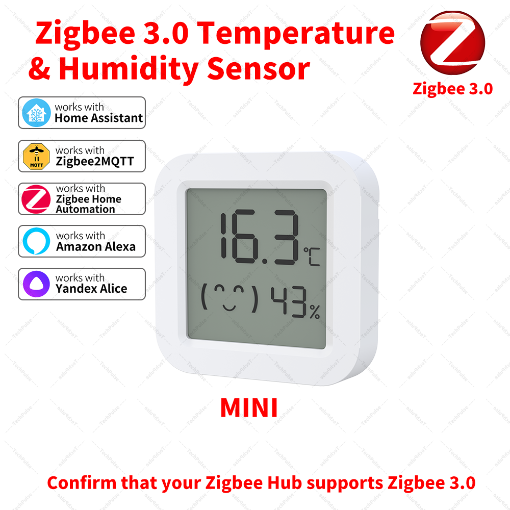 Zigbee 3.0 Sensor Temperature  - Smart Home Yandex recension och pris