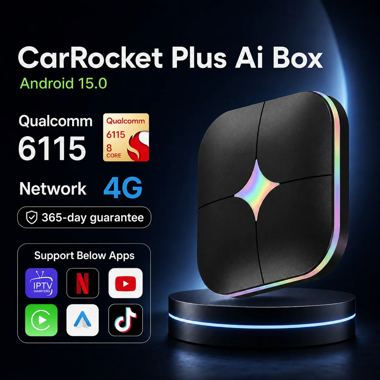 2026Android15 CarPlay Ai Box C - Smart Home Tv recension och pris