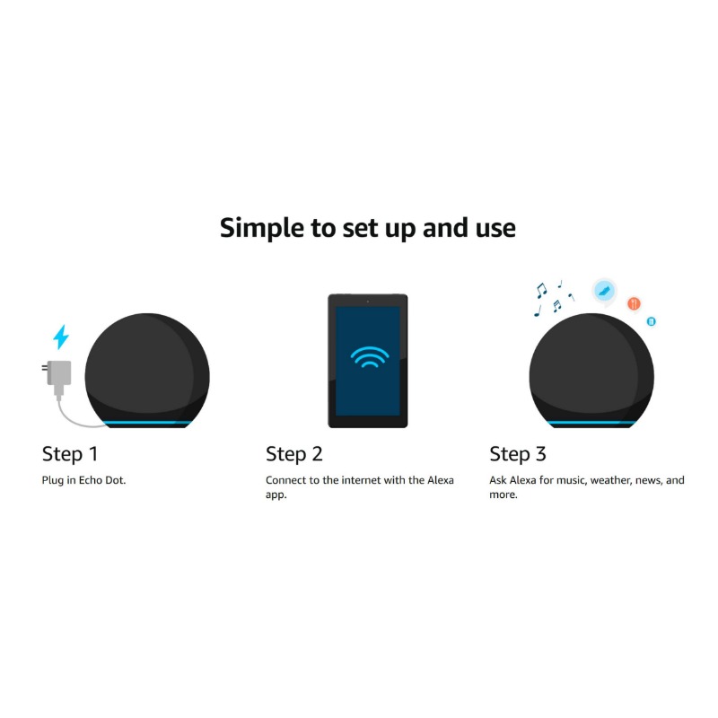 Smart Speaker with Clock Displ - Smart Home Speaker recension och pris