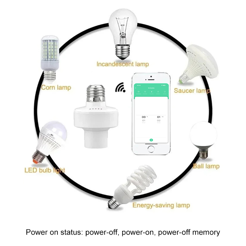 Tuya Smart E27 Socket Switch A - Smart Bulb recension och pris