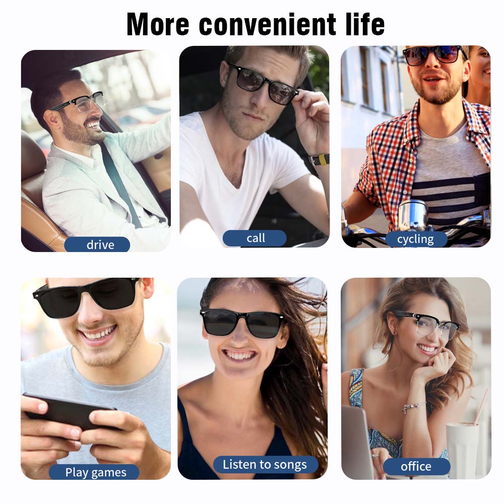 SENBONO E13 Smart Glasses:Blue - Smart Home Speaker recension och pris