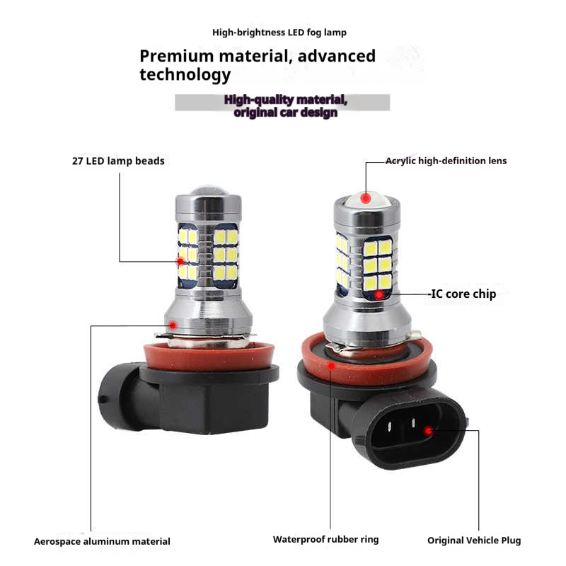 Front Fog Light 2pcs LED Bulb  - Smart Bulb recension och pris